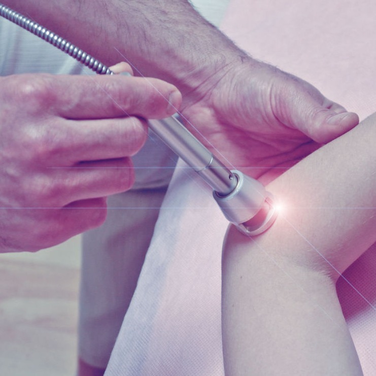 Lasertherapie in der Praxisgemeinschaft Bauer